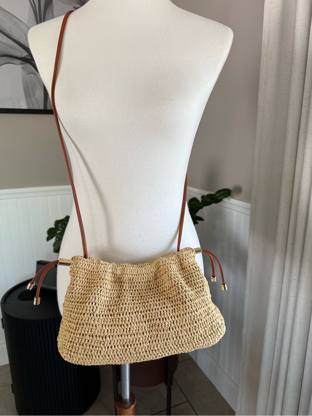 Ulla Johnson - Lali Mini Pouch Raffia Natural - Picture 3 of 7